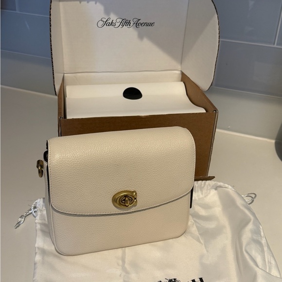 Coach Cassie 19 WITH CHAIN INCLUDED • (Chaulk/White) • (Like New) - Picture 2 of 8